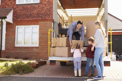 Local movers handling a North Finchley home removal