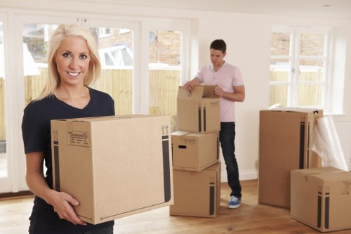 Local man and van removals service in North Finchley on a residential street