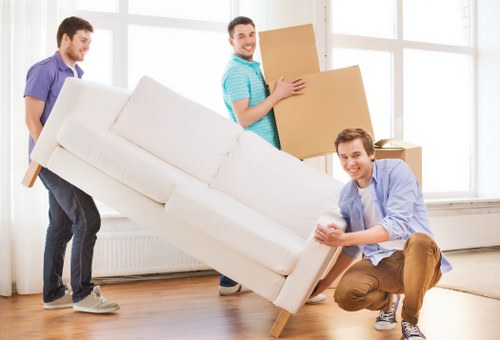 Example moving job in North Finchley with load-based pricing