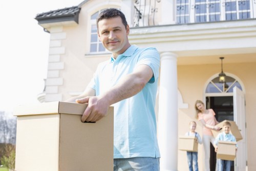 Professional moving van support for local collections and deliveries