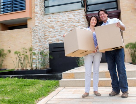 Professional movers loading a van for a North Finchley relocation